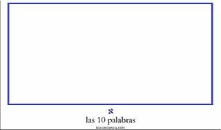 mensaje las 10 palabras bioconciencia