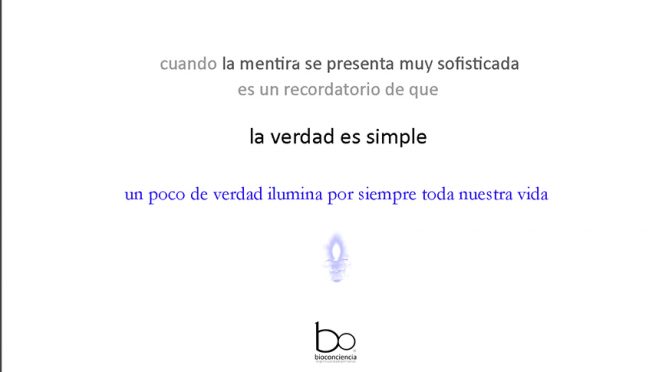 luz aceite y verdad